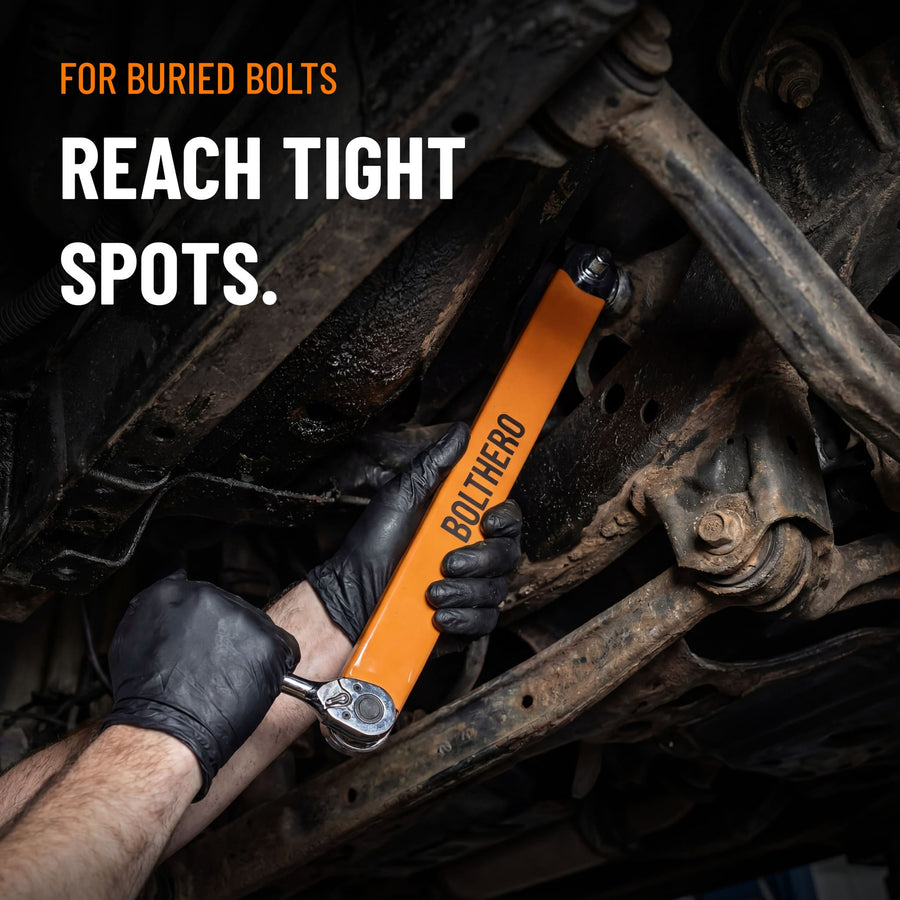 BoltHero reaching where no other wrench fits