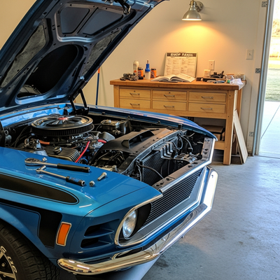 Er hat ein Bastlerauto in der Garage – und an dem gibt es...