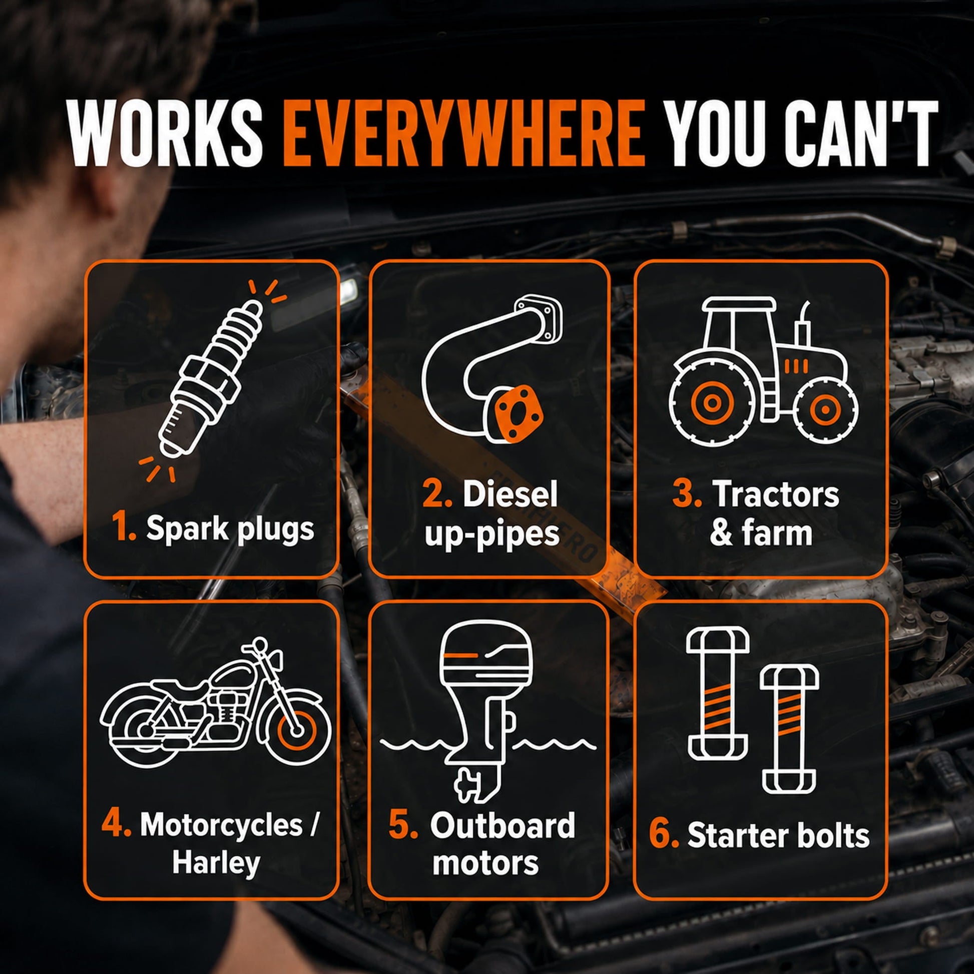 BOLTHERO® - Reach The Bolts Your Ratchet Can't - BOLTHERO